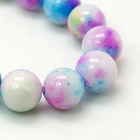 Jade Beads Strands X-G-D264-6mm-XH10-1