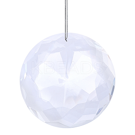 Transparent Glass Pendants GLAA-SP0001-18B-1