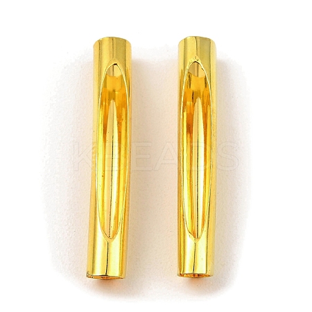 Brass Tube Beads KK-D040-02G-1