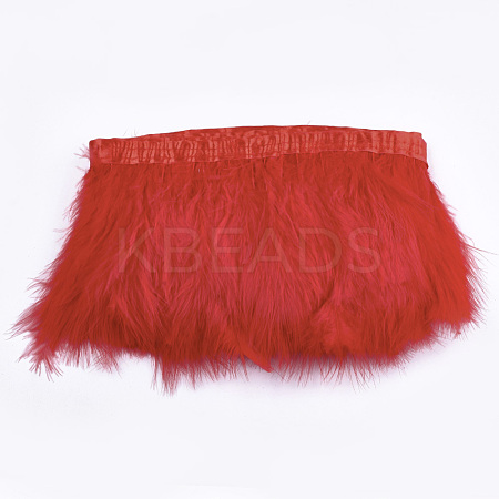 Turkey Feather Fringe Trimming FIND-T037-03G-1