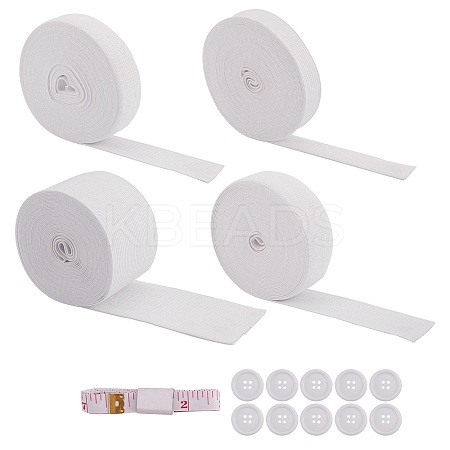 25m 5 Styles Flat Elastic Rubber Band EC-SZ0001-04-1