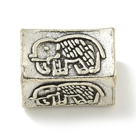 Tibetan Style Alloy European Beads FIND-U015-15AS-02-1