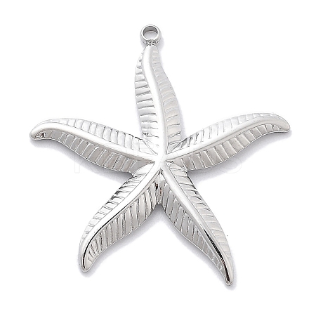 Anti-Tarnish 304 Stainless Steel Pendants STAS-R130-67P-1