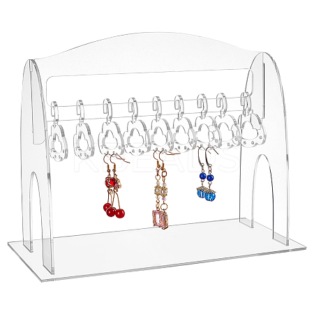 1 Set Acrylic Earring Hanging Display Stands EDIS-PH0001-45-1