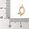 304 Stainless Steel Letter Connector Charms STAS-M108-01G-17-3