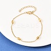 201 Stainless Steel Curb Chain Bracelets for Women LS-BJEW-G767-01A-G-3