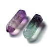 Natural Fluorite Double Terminal Pointed Pendants G-C007-02B-06-5