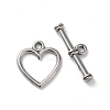 Non-Tarnish 304 Stainless Steel Toggle Clasps X-STAS-A092-08B-P-1