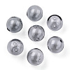 Transparent Blow High Borosilicate Glass Globe Beads GLAA-T003-09G-3