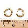 Ion Plating(IP) 304 Stainless Steel Open Jump Rings STAS-M081-01G-08-3