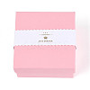6Pcs 6 Colors Cardboard Jewelry Watch Storage Boxes CBOX-N015-05D-3