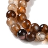 Natural Striped Agate/Banded Agate Beads Strands G-Z060-A01-A10-4