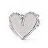 Non-Tarnish 304 Stainless Steel Open Cuff Ring Findings X-STAS-C053-07P-2