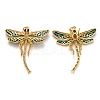 Autumn Theme Brass Micro Pave Cubic Zirconia Pendants ZIRC-L100-004G-2