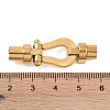 Ion Plating(IP) 304 Stainless Steel Magnetic Clasps with Glue-in Ends X-STAS-K282-02G-3