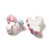 Opaque Cartoon Resin Decoden Cabochons RESI-G091-09-2