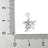 Brass Micro Pave Cubic Zirconia Charms KK-M326-20B-P-3