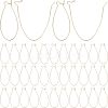 200Pcs Brass Hoop Earrings KK-NB0002-44-1