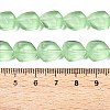 Frosted Glass Beads Strands GLAA-T023-30H-4