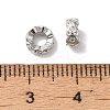Brass Micro Pave Clear Cubic Zirconia Beads KK-G503-19P-2