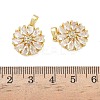 Brass Micro Pave Cubic Zirconia Pendants LS-KK-L256-22G-3
