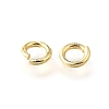Brass Open Jump Rings X-KK-V007-004G-03-2