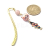 Japanese Style Maneki-neko Bookmark AJEW-JK00260-05-3
