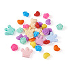 50Pcs 15 Style Food Grade Eco-Friendly Silicone Focal Beads SIL-TA0001-10-2