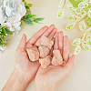 SUPERFINDINGS 8Pcs Rough Raw Natural Sandstone Beads G-FH0001-83-4
