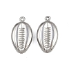 304 Stainless Steel Pendants STAS-L297-15A-P-1