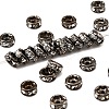 Brass Rhinestone Spacer Beads RB-A014-Z5mm-01B-1