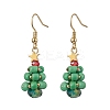 GLass Dangle Earrings EJEW-TA00440-02-1