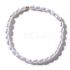 Fashionable Plastic Imitation Pearl Beads Stretch Bracelets for Women Girls Gift JG2705-1