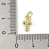 Brass Micro Pave Cubic Zirconia Charms KK-M283-20H-02-3