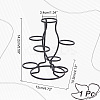 7-Slot Iron Easter Egg Display Stands ODIS-WH0058-21A-EB-2
