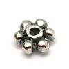 925 Sterling Silver Daisy Spacer Beads STER-A010-167-2