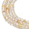 Natural Rutilated Quartz Beads Strands G-J400-C11-02-4