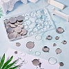 DIY Blank Dome 304 Stainless Steel Pendant Making Kits DIY-TA0011-82-7