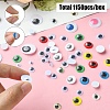 20 Styles Wiggle Googly Eyes Cabochons DIY Scrapbooking Crafts Toy Accessories KY-YW0001-69-3