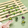 14Pcs 7 Styles Plastic Mini Bonsai Display Decorations DJEW-GA0001-11-3