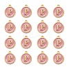 Golden Plated Alloy Enamel Charms X-ENAM-S118-07P-2