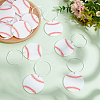 24Pcs Acrylic Pendant Decorations HJEW-ME00023-3