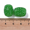 Opaque Resin European Jelly Colored Beads RESI-B025-02A-11-3