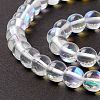 Synthetic Moonstone Beads Strands G-E573-02B-14-5