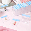 Rectangle Transparent ABS Plastic Jewelry Storage Boxes with Lid and PVC Bags CON-WH20001-17D-3