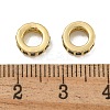 Rack Plating Brass Micro Pave Clear Cubic Zirconia Beads KK-U030-32G-07-2