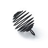 Carbon Steel Spiral Bead Cage Pendants IFIN-WH0027-47B-EB-2
