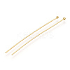 Brass Ball Head Pins KK-G331-10-0.8x50-4