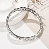 Brass Hinged Bangles for Women BJEW-D313-01P-5