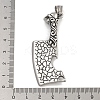 304 Stainless Steel Big Pendants STAS-D110-01AS-3